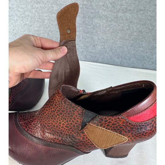 L'Artiste by Spring Step Womens sz 42 (10.5-11) Fia Ankle Bootie Block Heel BOHO - Picture 11 of 14